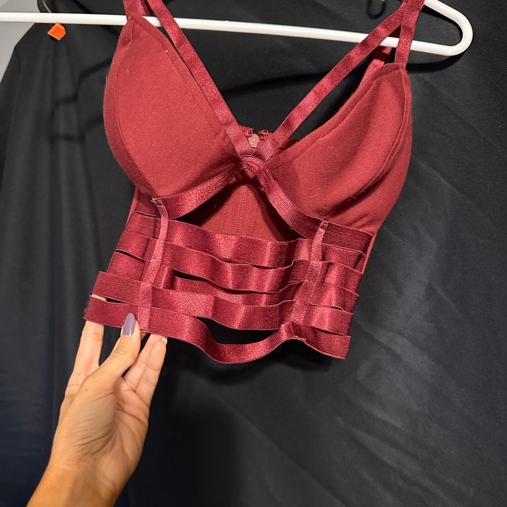 Strappy Cropped Club Shirt